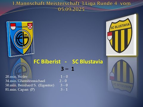 1.Mannschaft Meisterschaft 3.Liga FC Biberist - SC Blustavia