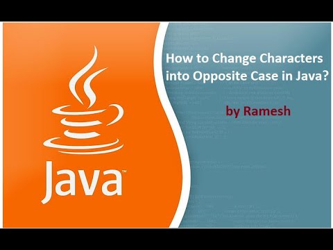 JAVA FAQ #128 || How to Change Characters in Opposite Case in Java?