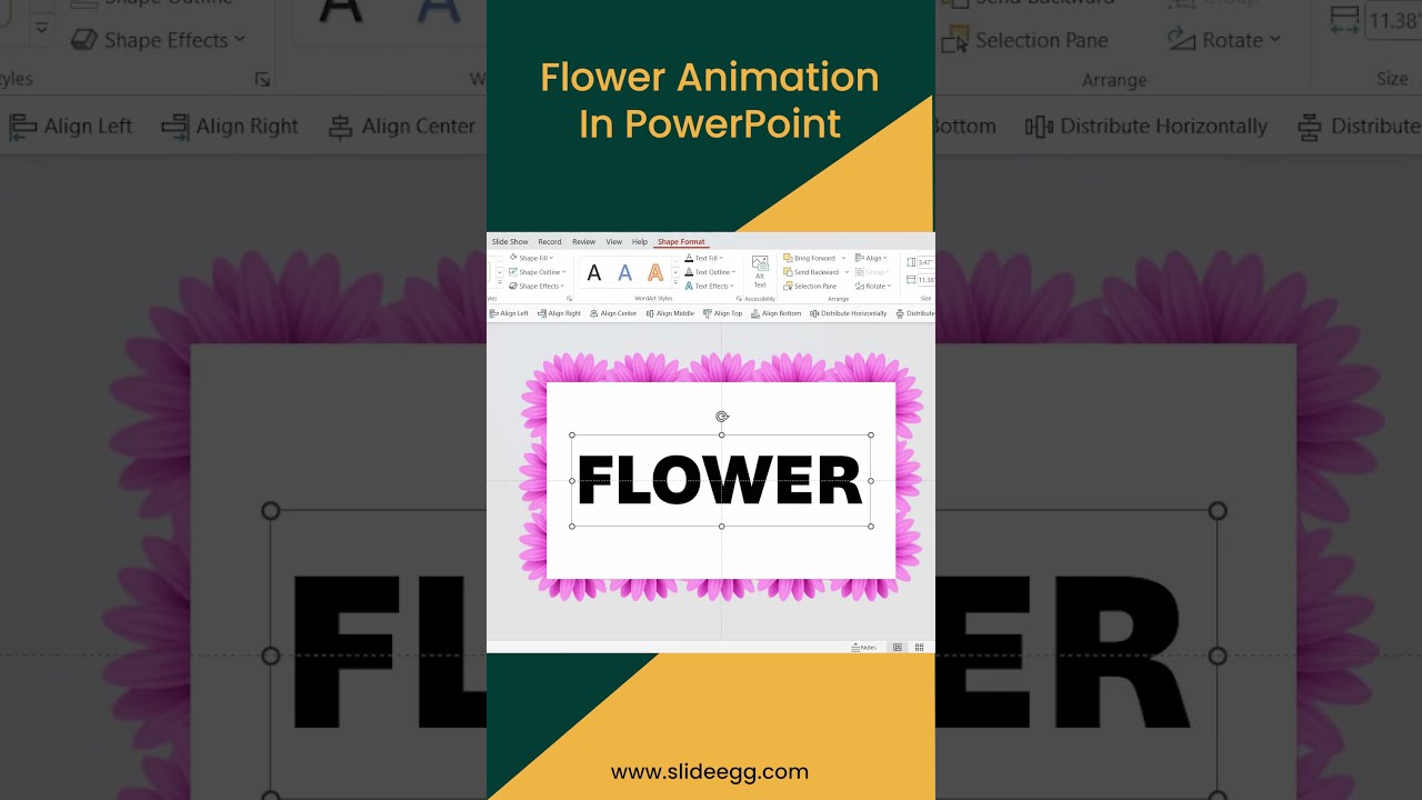 How to Create a Title Slide Flower Animation in PowerPoint