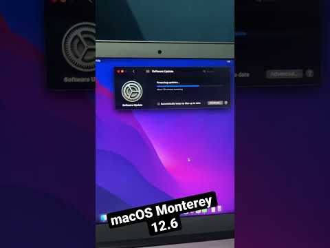 macOS Monterey 12.6 update #shorts #macos #apple #update #macbook