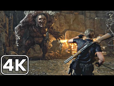 Resident Evil 4 Remake Gameplay Walkthrough PART 1 Full Village Area & Mendez Boss Fight (4K 60FPS)