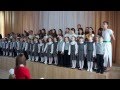 Кравченко Анна - Исполнение гимна гимназии 48, вступление в гимназисты 