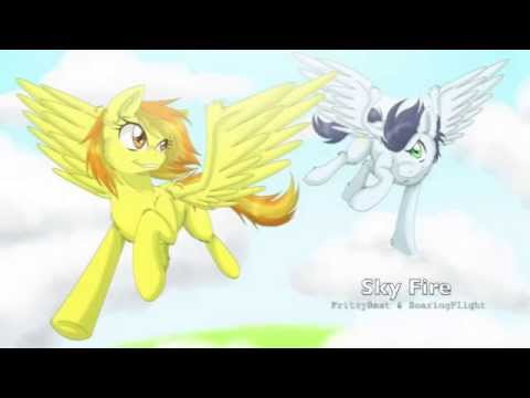 Sky Fire - FritzyBeat hugs SoaringFlight