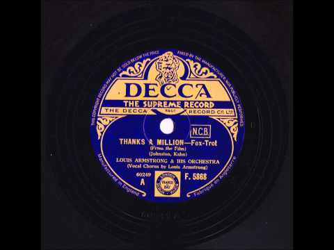 Louis Armstrong - Thanks a million