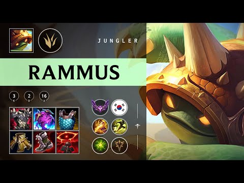 Rammus Jungle vs Ambessa - KR Master Patch 25.24