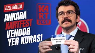 KARTFEST ANKARA: 21 VENDORUN STANT YERLERİNİ KURA İLE BELİRLEDİK!