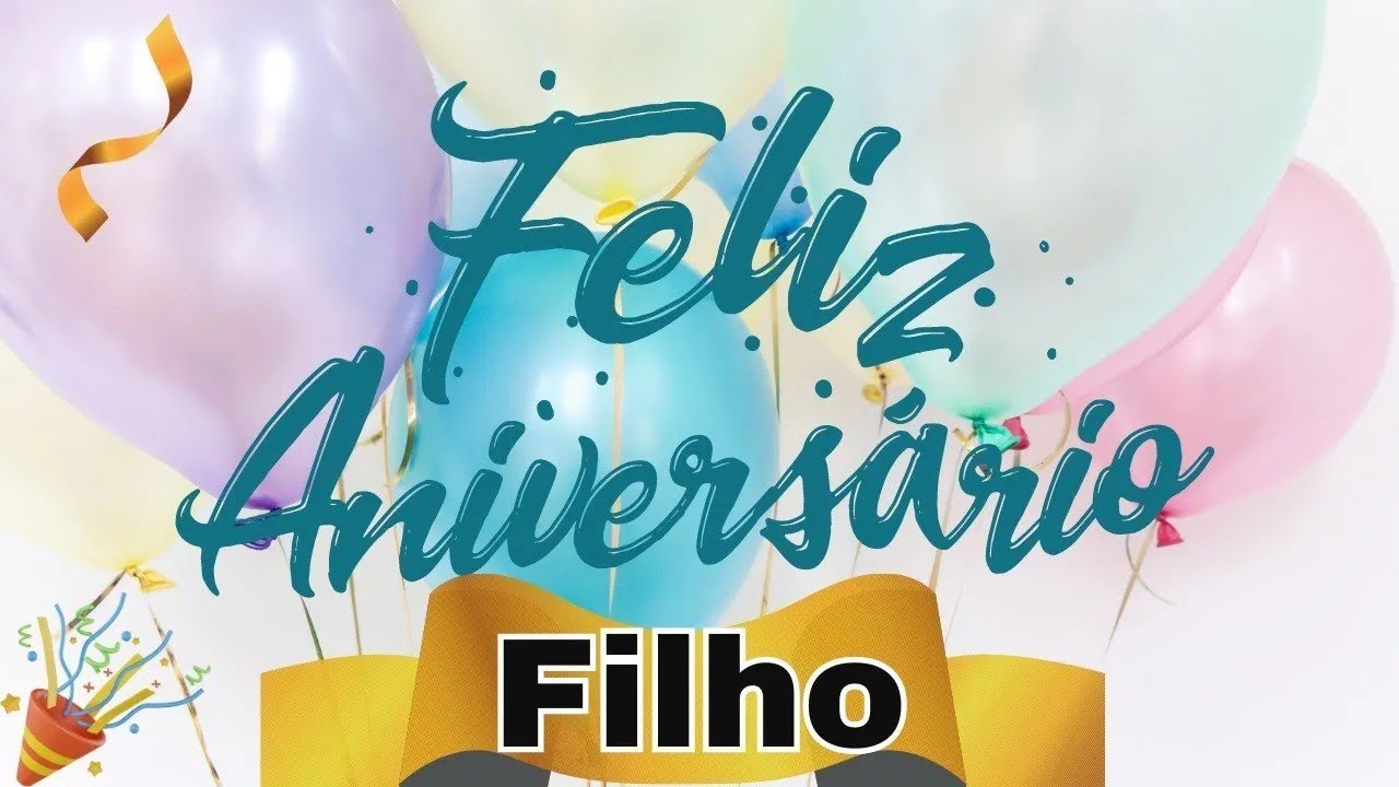 Meu Amado🔴Feliz Aniversário Filho Linda Mensagem Voz Masculina