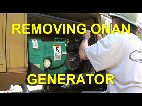 REMOVING ONAN 6.5KW GENERATOR FROM RV