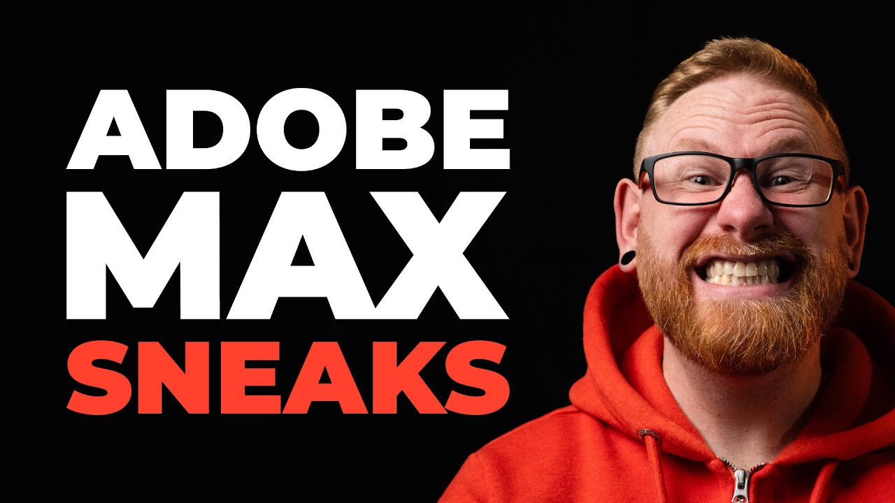 Adobe MAX Live - Watching Sneaks!