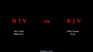 Video: Compare Bible Versions: KJV & NIV