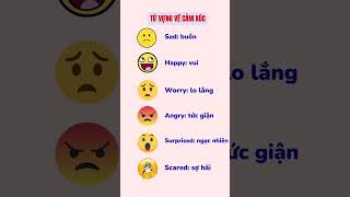 Từ vựng về cảm xúc trong tiếng Anh 