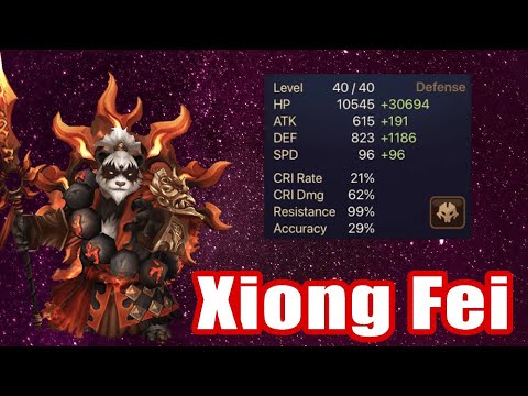 【 Summoners War | Curry's RTA 】The Power Xiong Fei,  The Road to Panda Master!