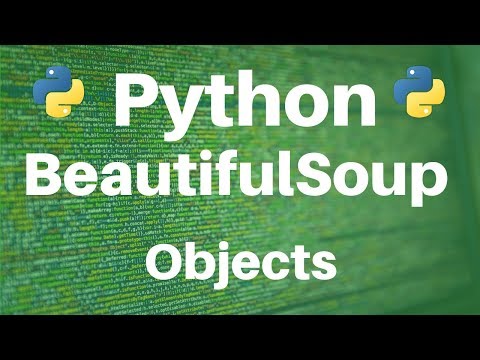 Beautifulsoup In Python Objects