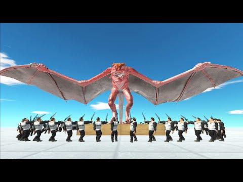 A CIRCLE OF 100x SLOW MO VS EVERY GIANT UNIT | ANIMAL REVOLT BATTLE SIMULATOR