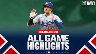 Highlights from ALL GAMES on 4/5 (Dodgers & Marlins comeback, White Sox sweep Blue Jays and MORE!)