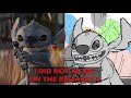LILO STITCH ANIMATIC THE WATER FIGHT SCENE SIDE BY MY SIDE Alfred The Animator And Illustrator
