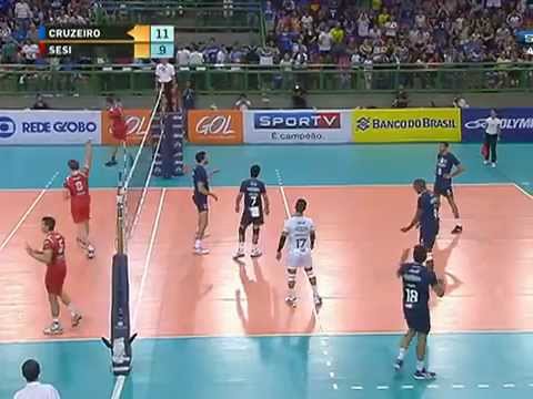 Os melhores momentos de Sada Cruzeiro 3 x 0 Sesi - Semifinal da Superliga