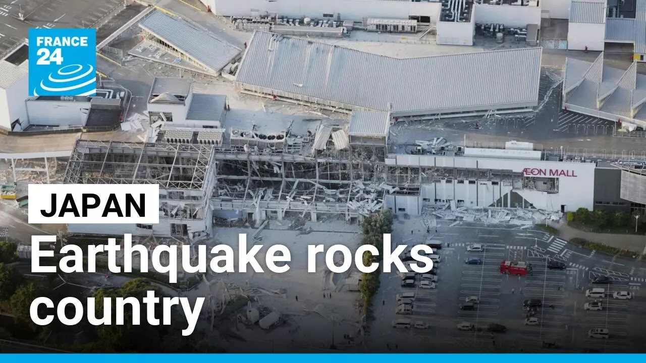 Japan hit by 7.1-magnitude earthquake • FRANCE 24 English