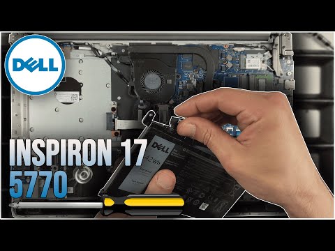 Dell Inspiron 17 (5770) von Innen - RAM, SSD, Akku, Lüfter wechseln