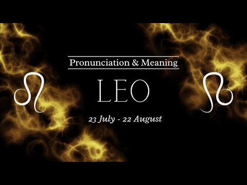 How to Pronounce: Leo | Pronunciation & Meaning (British English)