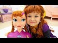 Diana As Princess Elsa And Anna