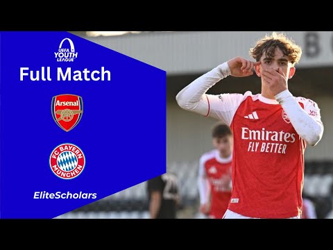 Full Match Arsenal U19 vs Bayern Munich U19 | UEFA Youth League Matchday 5 | 26/11/25