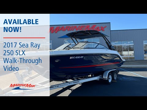 Sea Ray 250 SLX video