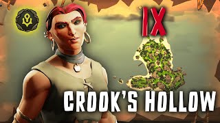 Smugglers' Hideout Location on Crook's Hollow (Starbright Ix) | Sea of Thieves