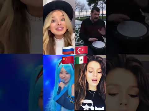 4 voices Leva Polka #music🇹🇷🇨🇳🇷🇺🇲🇽