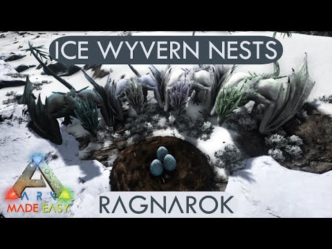 ✨Easy✨ Ice Wyvern ❄ Nest Locations | Ragnarok | ARK: Made Easy