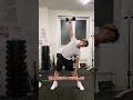 わき腹のハミ肉を取るウィンドミルをやってみましょう!#Shorts