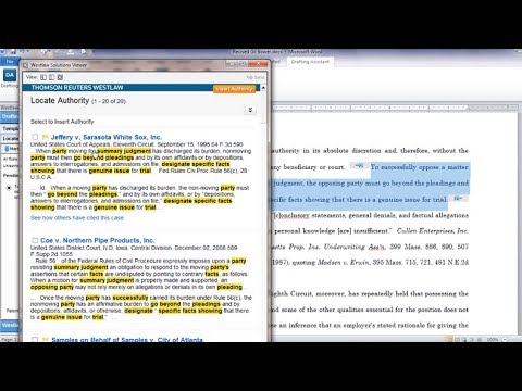 Drafting Assistant Locate Authority Demo