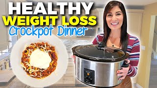 The BEST Healthy & Easy Crockpot Chili Recipe for Weight Loss