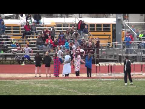 2014.04.01 Jake Dellasega 100m 8th Gr Girard Meet