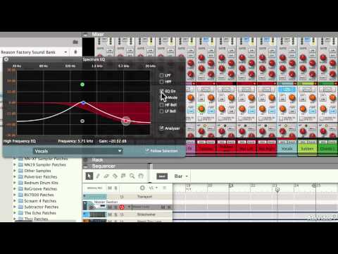 Reason 106: Mixing and FX Basics - 29. Grouping  Bussing