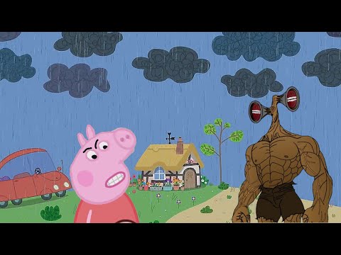 SIREN HEAD ATTACKED PEPPA PIG (HORROR STORY)