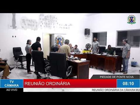 06ª REUNIÃO ORDINÁRIA DA CÂMARA MUNICIPAL DE PIEDADE DE PONTE NOVA - 22/04/2026