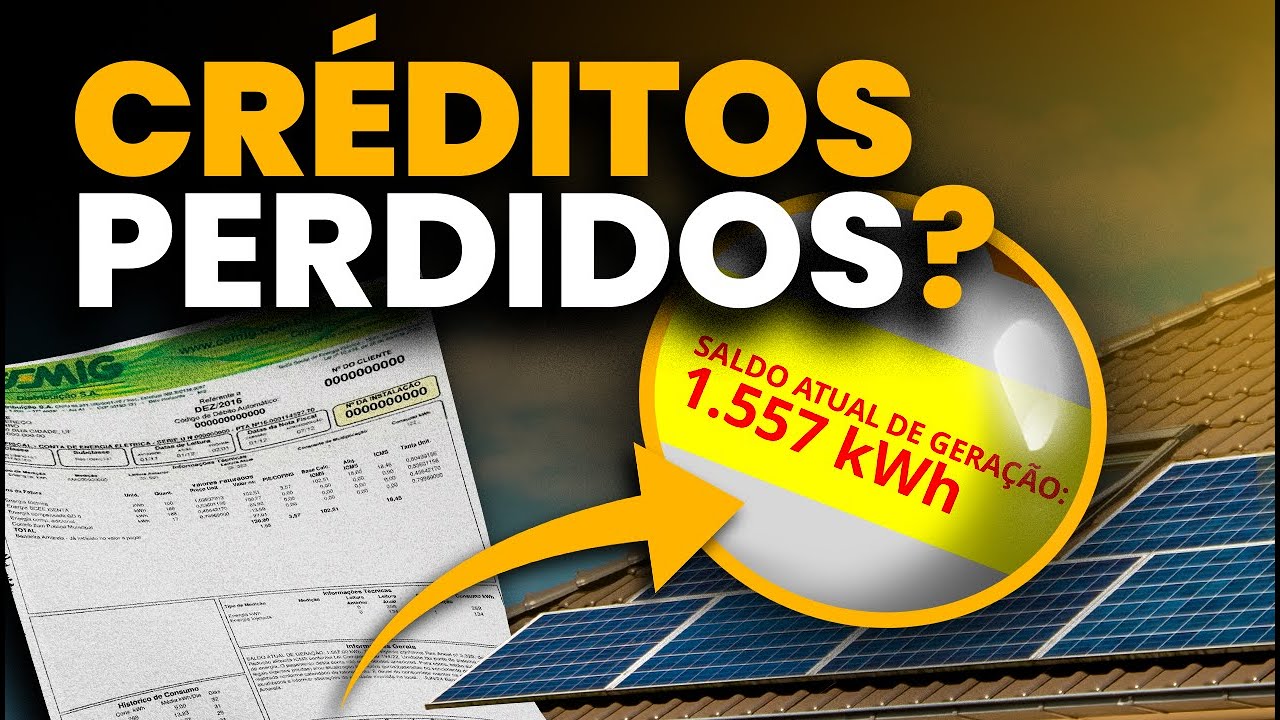 ENERGIA SOLAR: o que FAZER com o CRÉDITO ACUMULADO?