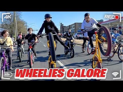 Biggest Rideout In Allentown!! BMX, Wheelies, and Tons Of Tricks!!