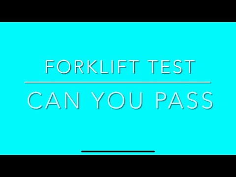 Forklift Test Questions & Answers ( How to Pass)