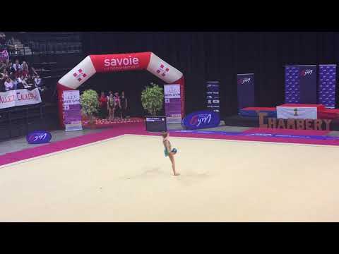 Hélène Karbanov démo ballon - France Chambéry 2018