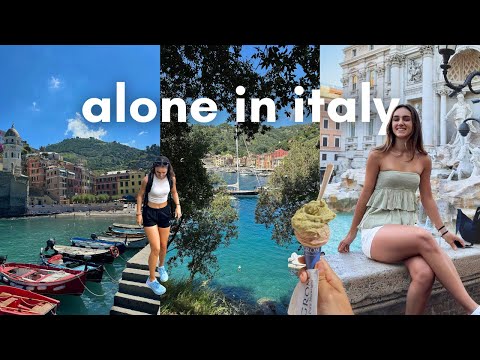 i traveled alone in italy for 2 weeks | my first solo trip