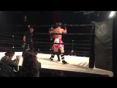 Edgar Frias Muay Thai Fight Nov 8 2015, Round 1