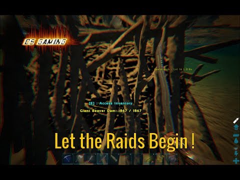 ARK: Survival Evolved ...Raiding Beaver dams part 1