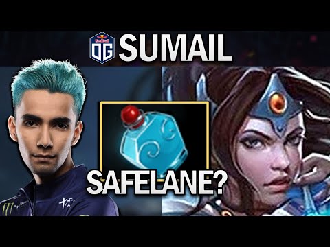 OG.SUMAIL MIRANA WITH BOTTLE IN SAFELANE - DOTA 2 7.25 GAMEPLAY