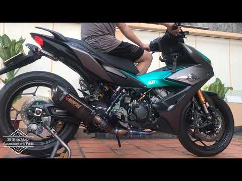 Akrapovic  on honda winner X ( titanium pipe)