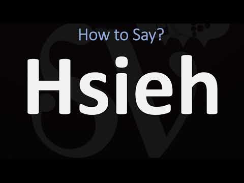 How to Pronounce Hsieh? | English Chinese Name Pronunciation