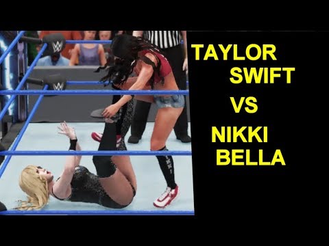 WWE 2K18 Taylor Swift vs Nikki Bella - Knockout Match