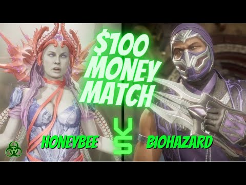$100 MONEY MATCH VS HONEYBEE WITH CHARACTERS WE DON'T PLAY!! Biohazard (Rain) vs HoneyBee (Cetrion)