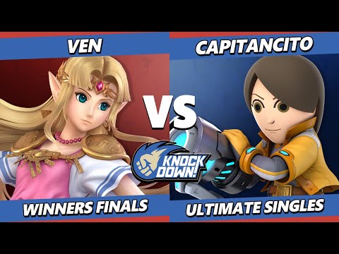Knockdown 89 Winners Finals - ven (Zelda) Vs. Capitancito (Mii Gunner) Smash Ultimate - SSBU